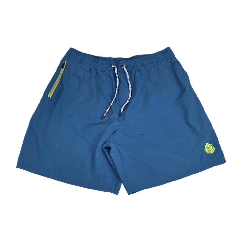 Stio Shorts Men's Medium Blue 30x5 Hybrid Swim Trunks Run Hiking Gym Lined
